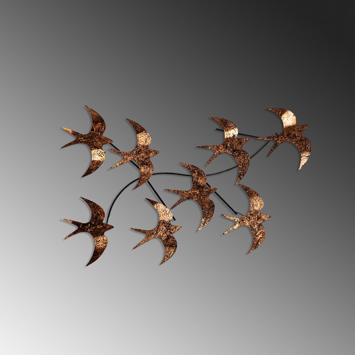 Wallity Flying Birds 3 Escultura de pared de metal Multicolor Wallity Flying Birds 3 Escultura de pared de metal Multicolor